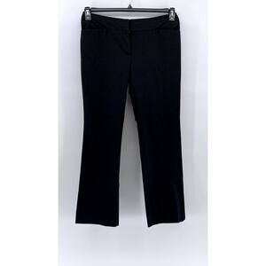 ANN TAYLOR Petite Women's Black Signature Straight-Leg Pant SZ 8P